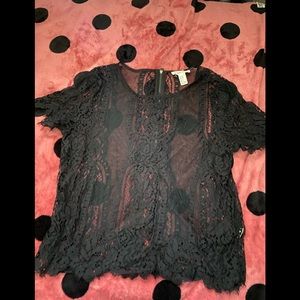 Large Lace top
